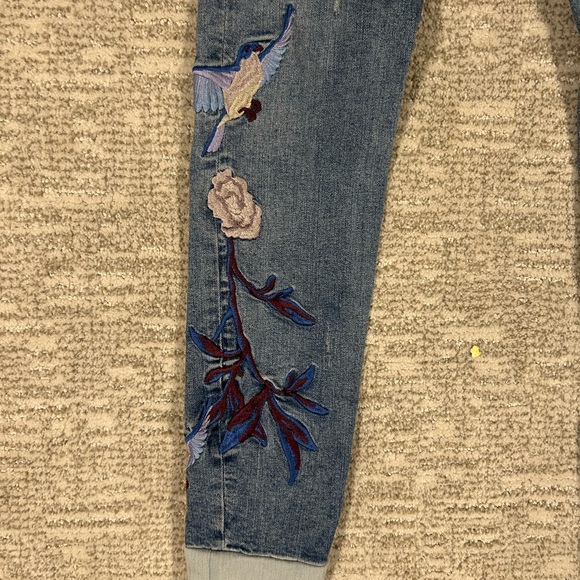 Embroidered Jeans, new! Worn once excellent condition - Picture 3 of 4